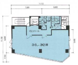 スミタビル基準階間取り図