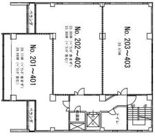 新大阪生原ビル基準階図面
