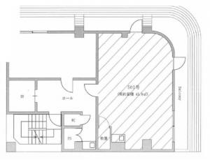 イーデザインビル（ｅ－ｄｅｓｉｇｎ　ｂｌｄｇ．）５階間取り図