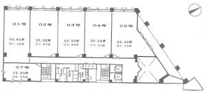 大拓ビル基準階間取り図