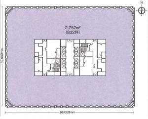 堂島アバンザビル間取り図