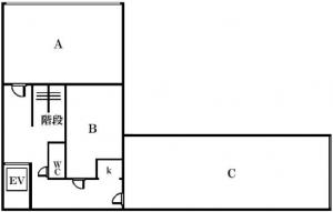 体東ビル基準階図面