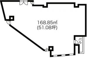 三宮ＷＥＳＴビル基準階図面