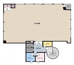 本町ハイエストビル基準階間取り図