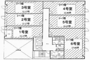 三共新大阪ビル基準階図面