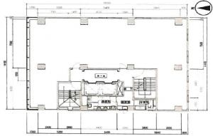 東道ビル基準階間取り図