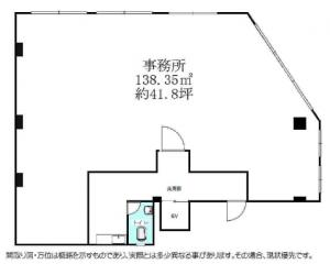 クラフトビル基準階間取り図
