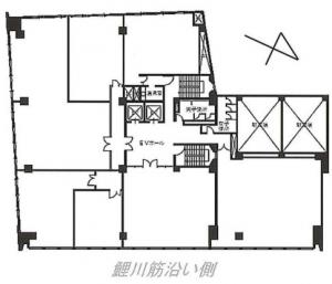 富士信ビル基準階図面