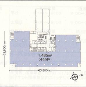 日本生命御堂筋ビル間取り図