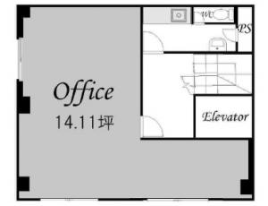 天野ビル基準階間取り図