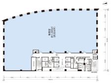 KDX浜松町プレイス基準階図面