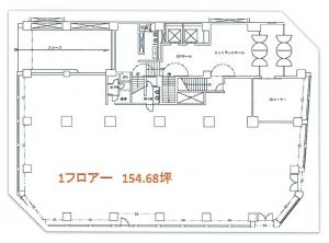 大阪弁護士ビル１階間取り図