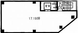 アーバナイト農人橋ビル基準階図面