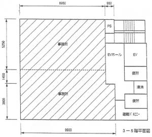 NCビル基準階図面