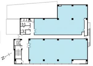 姫路駅南マークビル基準階間取り図