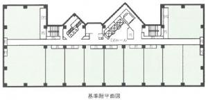 神戸キメックセンタービル基準階図面