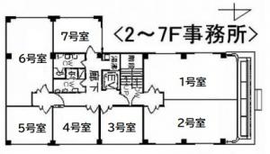 第６新興ビル基準階図面