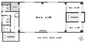 ジュリアビル基準階間取り図