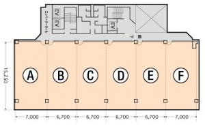 サウスホレストビル基準階間取り図