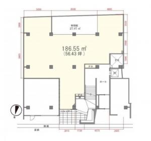 千都ビル１階間取り図