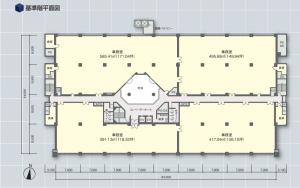 新大阪ＣＳＰビル基準階間取り図