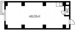 小川七条ビル基準階図面