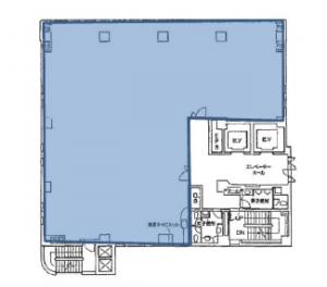 三共ビル梅新１０階間取り図