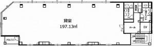 ＥＭ北浜ビル基準階間取り図