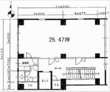 高橋ビル基準階間取り図