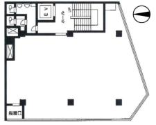 新宿君嶋ビル基準階図面