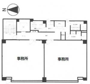 ＦＬＡＧＳビル基準階図面