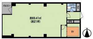 ＴＴＮ堺筋本町ビル基準階図面