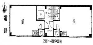 伊藤ビル基準階図面