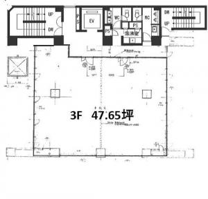 阪急産業南森町ビル間取り図