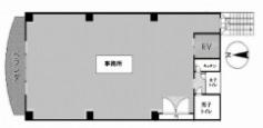 タット建設ビル基準階間取り図