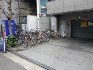 肥後橋プラザビル駐輪スペース
