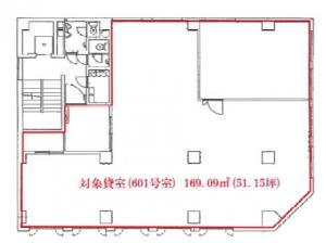 ＥＭ＆Ｃ谷町ビル６階間取り図