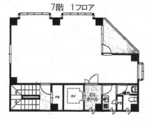 谷町ビル７階間取り図