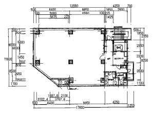 リバービュー北浜基準階間取り図
