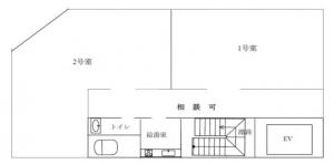 本町中央ビル基準階図面