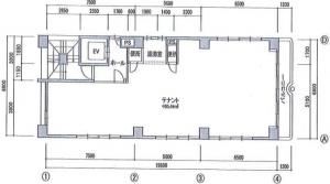 川友ビル基準階図面