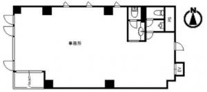 南堀江ＰＧＳビル基準階間取り図