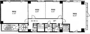 ＭＩＴエクシードビル基準階図面