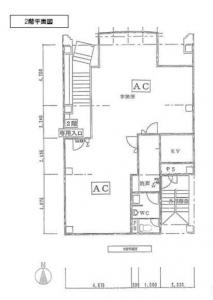 オルグ上本町２階間取り図