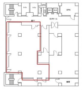 ＮＳビル９階間取り図