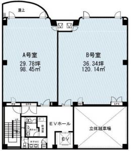 NLC新大阪１２号館基準階図面
