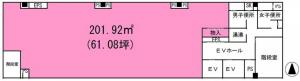 千日前Ｍ’ｓビル９階間取り図