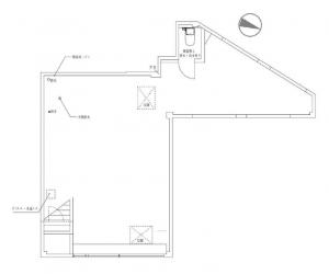 ＫＩＫＵＧＡＷＡ　ＢＬＤＧ．（キクガワビル）１階間取り図
