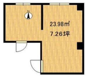 ミトオリアートビル３０２号室間取り図