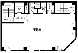センショービル基準階図面